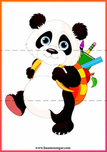 دانلود پازل سه تکه ساده حیوانات کارتونی برای کودکان